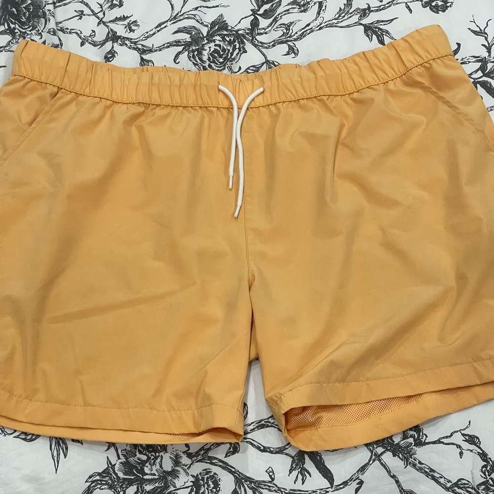 Original Use XL Orange Swim Trunks with Drawstring and‎ Pockets